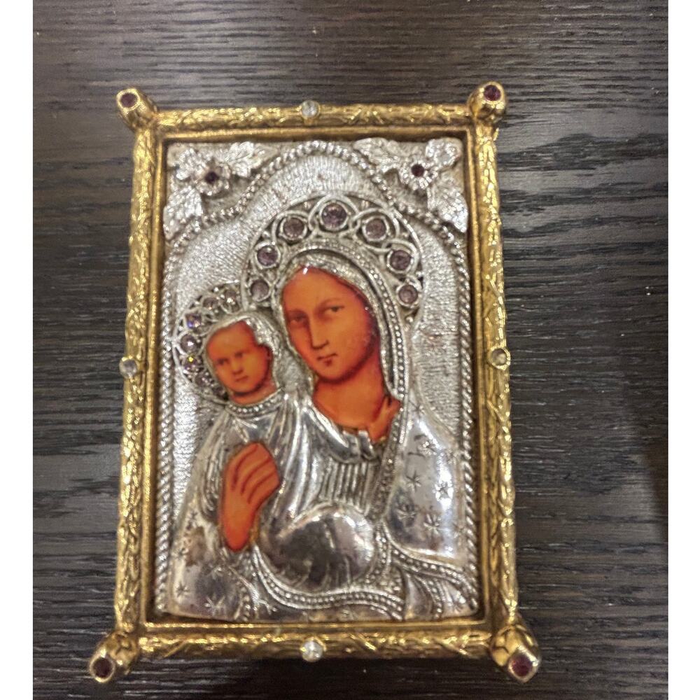 Vintage religious prayer/devotional box Vatican Library Coll